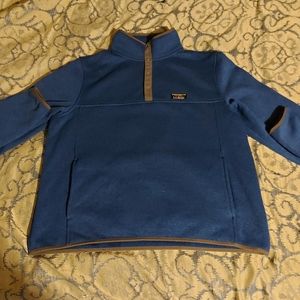 LL Bean 1/4 Button Up Pullover Fleece [large-slightly fitted]